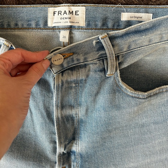 Frame Le Original Ankle Crop Jeans Denim - Picture 3 of 5